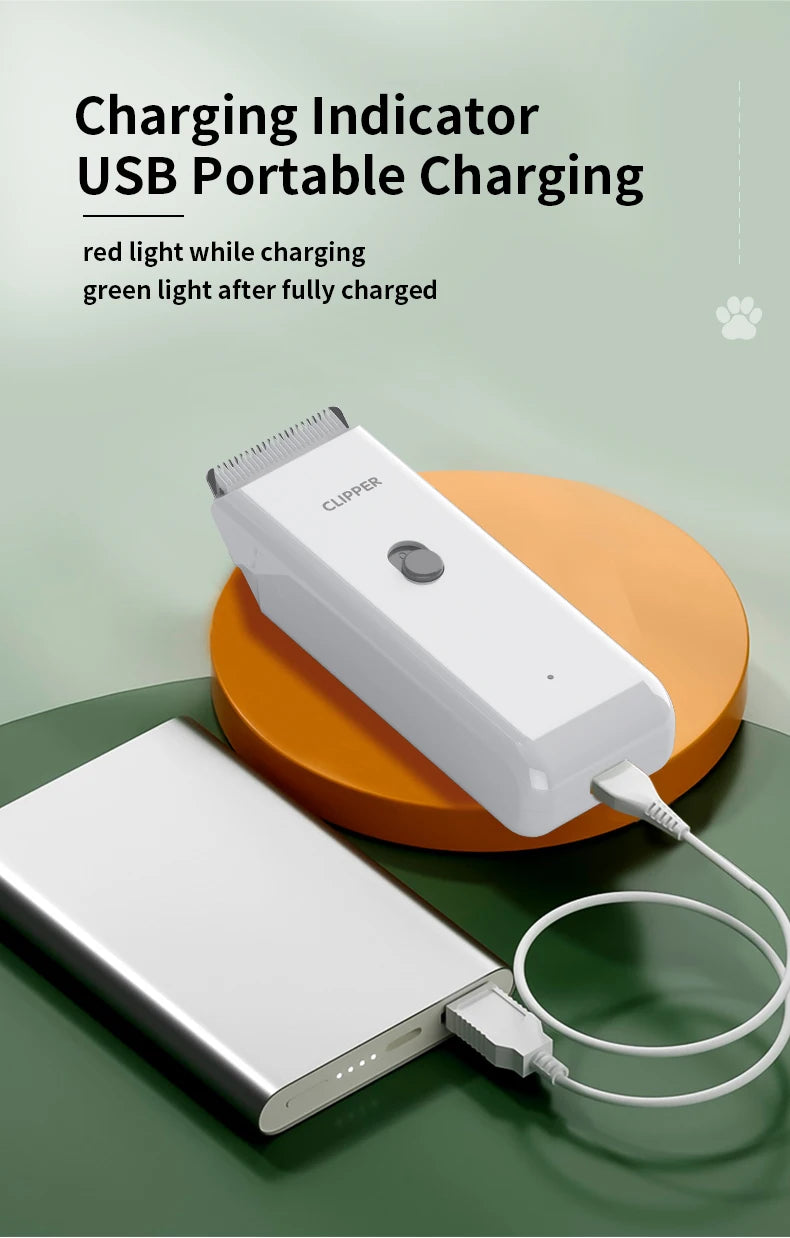 Pet grooming hospital kittensand puppies mute electric push clippers electric waterproof professional shaving haircutting talis