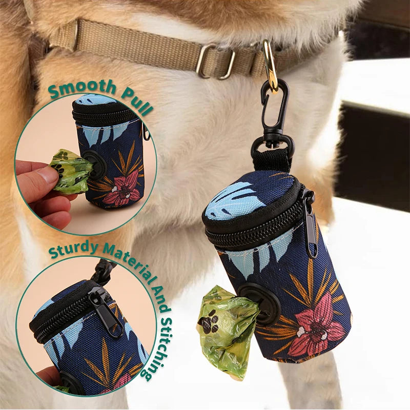Pet feces bag can be hung with Portable Hanging with Buckle Dogs Waste Bagoutdoor pet training miscellaneous storage bag
