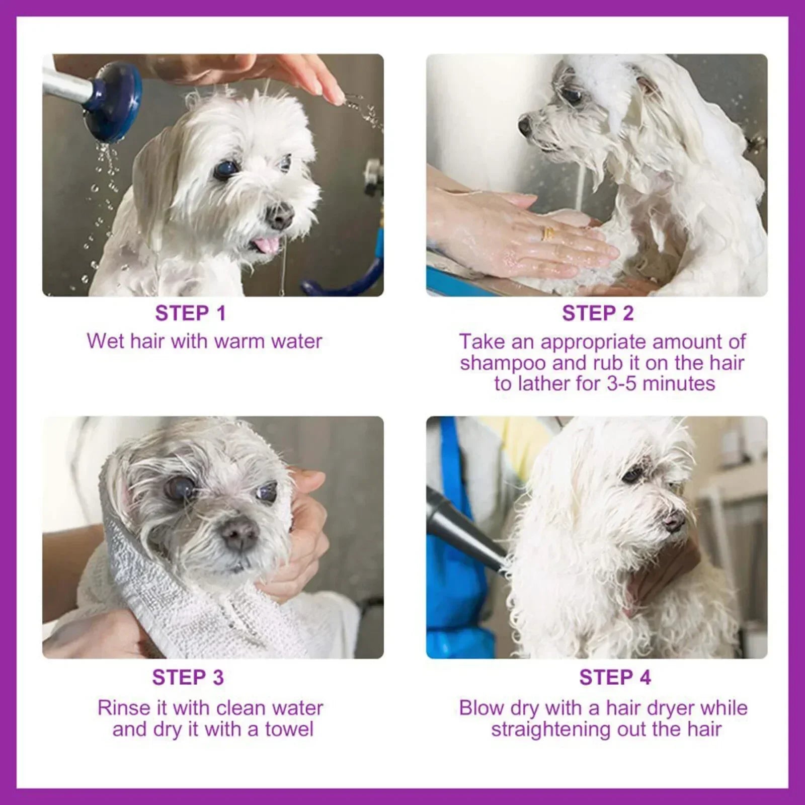 Pet Shampoo Flea Killer Hair Softening Relieve Itching PH Balanced Cleaning Natural Long-lasting Fragrance Mite Removal Dirt